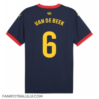 Girona Donny van de Beek #6 Tricou Fotbal Replică 2024-25 Barbati Deplasare